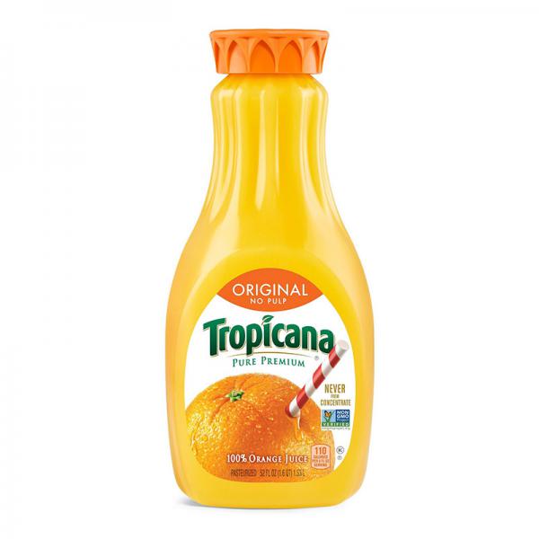 Tropicana Pure Premium No Pulp Orange Juice - 52 fl oz