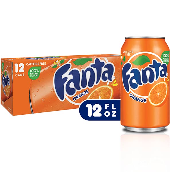 Fanta Orange Soda Can, 12 fl oz