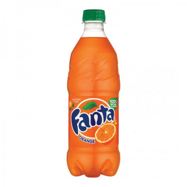 Fanta Caffeine-Free Orange Soda, 20 Fl. Oz.