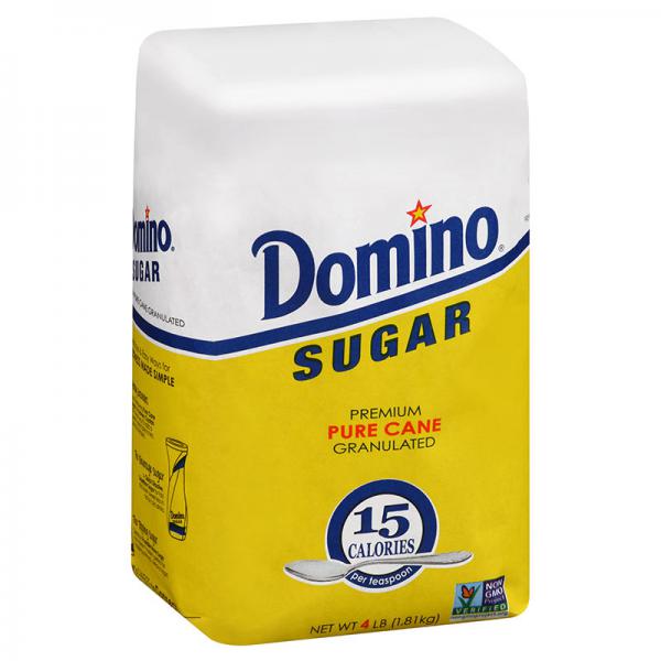 Domino Premium Pure Cane Granulated Sugar 4lb Bag