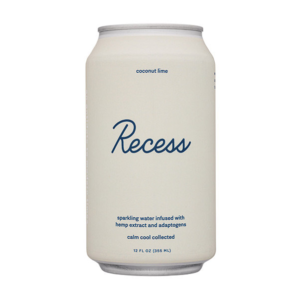 Recess Coconut Lime Sparkling Water 12oz Can