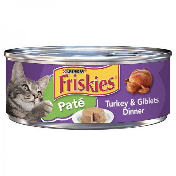 Purina Friskies Classic Pate Turkey & Giblets Dinner Wet Cat Food - 5.5oz can