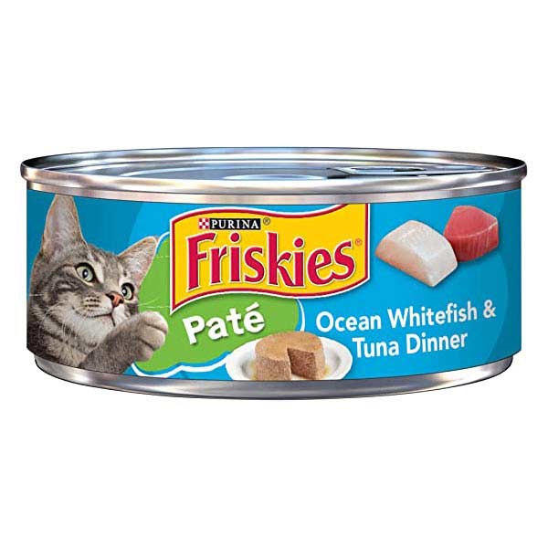  Friskies Ocean Whitefish and Tuna Dinner Classic Wet Cat Food - 5.5 oz