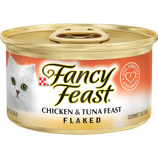 Fancy Feast Chicken & Tuna Feast Flaked Wet Cat Food - 3 oz