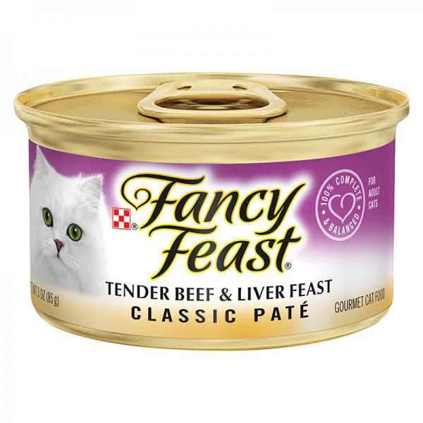 Fancy Feast Tender Beef & Liver Feast Classic Wet Cat Food - 3 oz