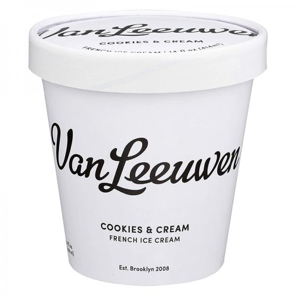 Van Leeuwen, Ice Cream Cookies And Cream, 14 Fl Oz