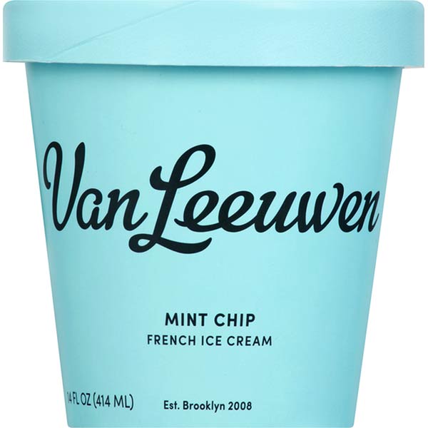 Van Leeuwen, Ice Cream Classic Mint Chip, 14 Fl Oz