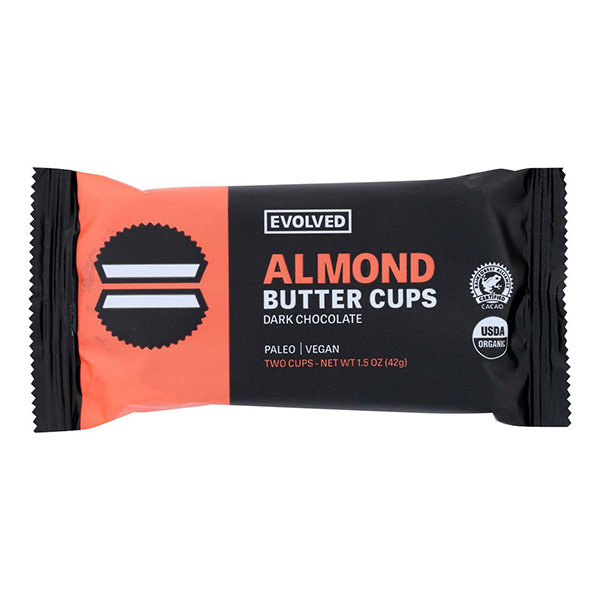 EatingEvolved Almond Butter Cups Dark Chocolate 1.5 Oz