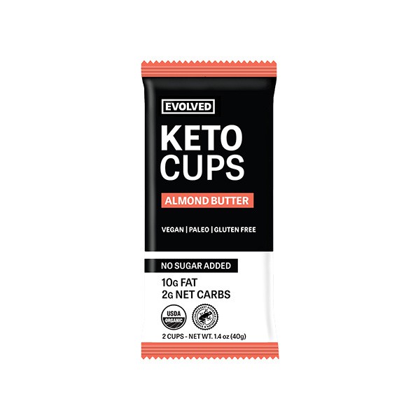 Evolved - Keto Cups Pack Almond Butter - 2 Pack