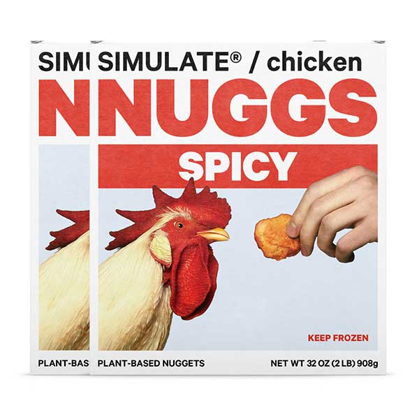 Simulate Spicy Chicken Plant Based Nuggets, Spicy Chicken