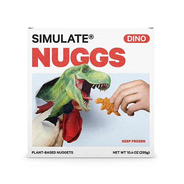 SIMULATE NUGGS Plant-Based Dino Nuggets, 10.4 oz