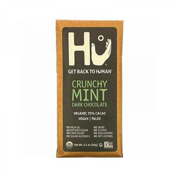 CRUNCHY MINT 70% CACAO DARK CHOCOLATE, CRUNCHY MINT