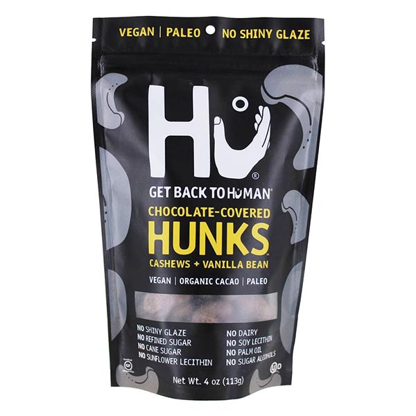 Hu Chocolate-Covered Hunks, Cashews + Vanilla Bean 4 Oz Pouch