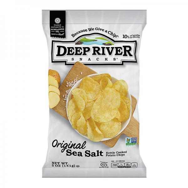 Original Sea Salt Kettle Chips, 5oz, 12 Ct