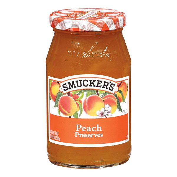 Smucker's Peach Preserves, 12 Oz