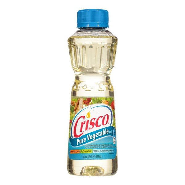 Crisco Pure Vegetable Oil, 16 fl oz