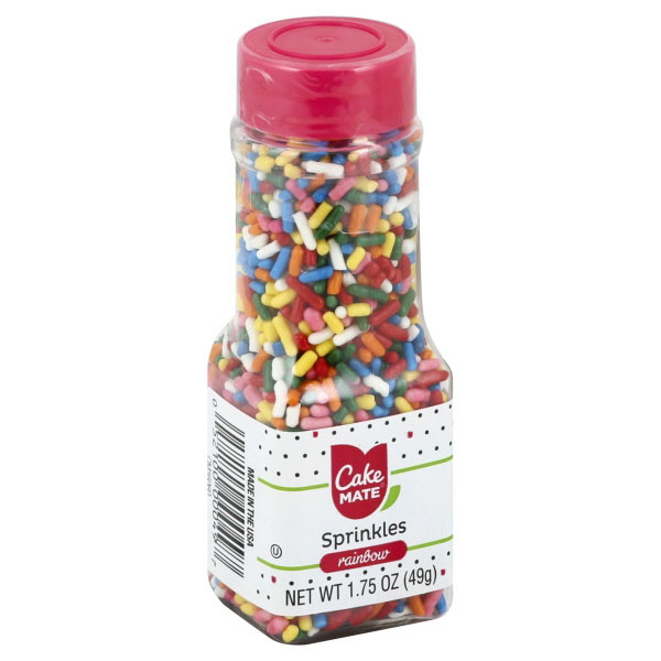 Cake Mate Rainbow Mix Sprinkles, 1.75 Oz.