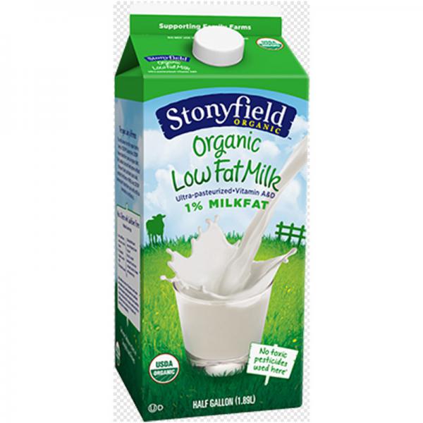 Stonyfield Organic 2% Milk - 0.5gal