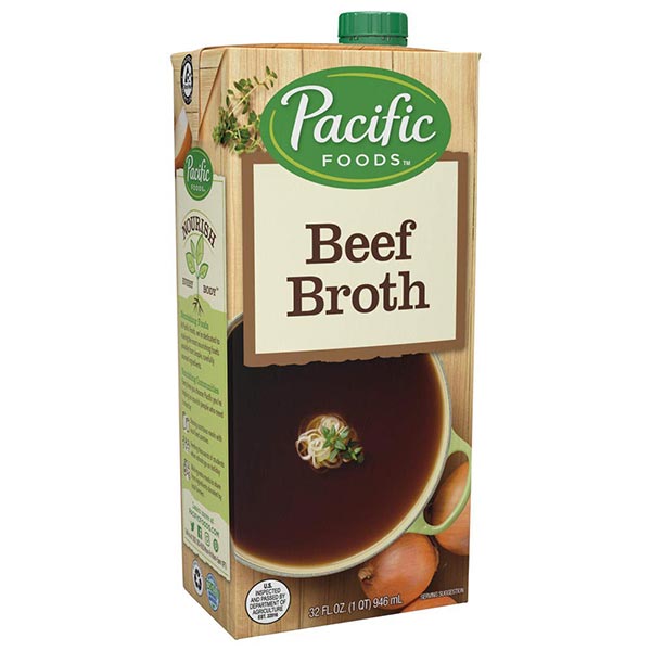 Pacific Foods Natural Organic Beef Broth, 32-Ounces Keto Friendly