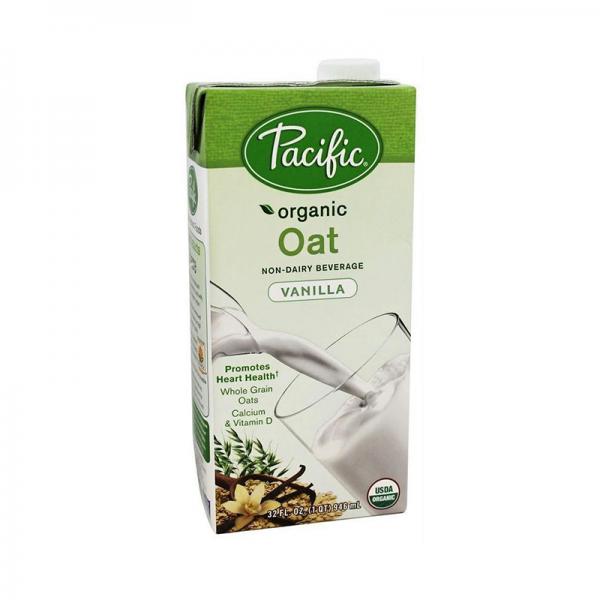 Pacific Foods Organic Oat Milk Non-Dairy Vanilla Beverage, 32 oz