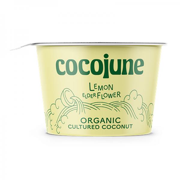 Cocojune Organic Lemon & Elderflower Cultured Coconut Yogurt, 4 Oz