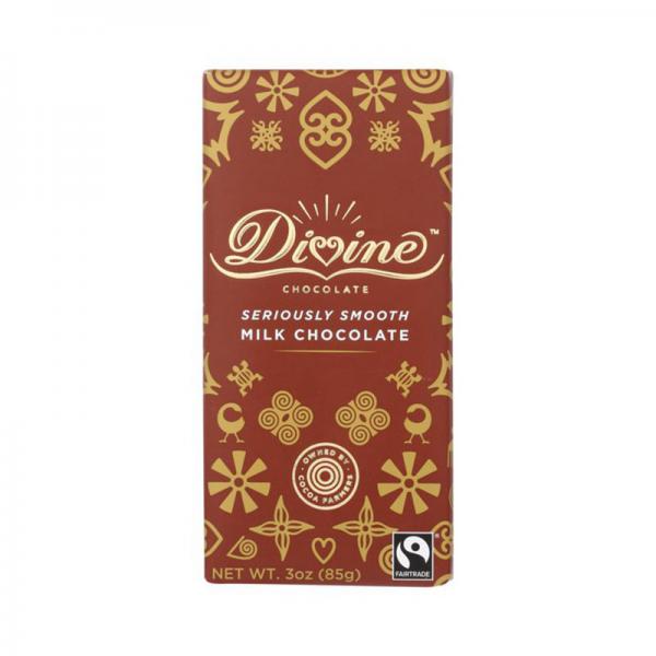 Divine Bar Milk Chocolate, 3 Oz