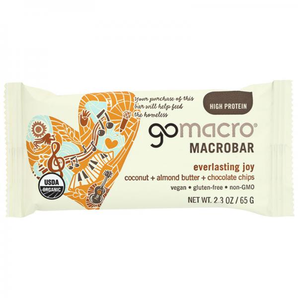 GoMacro Coconut, Almond Butter & Chocolate Chips MacroBar - 2.3oz