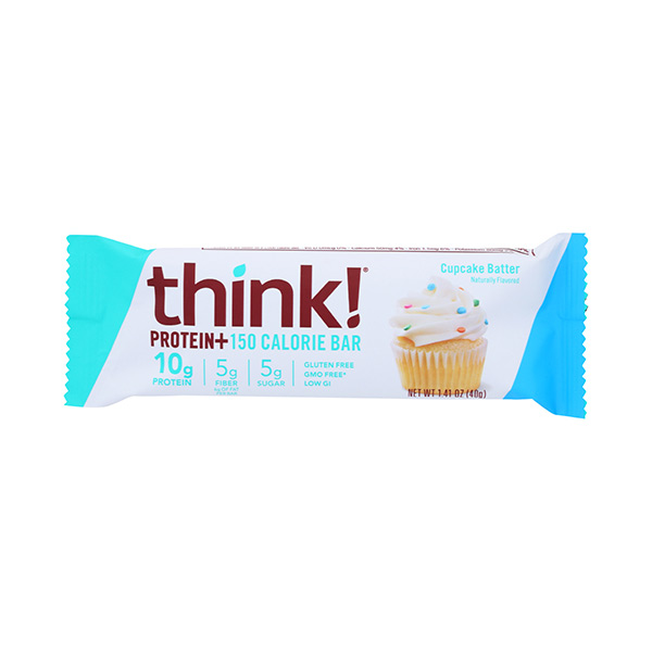 Thinkthin Cupcake Batter Protein And Fiber Bar, 1.41 Oz.