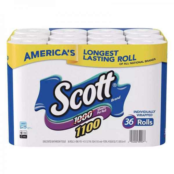 SCOTT Bath Tissue - 36 Rolls