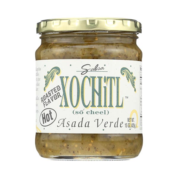 Xochitl: Salsa Asada Verde Hot, 15 Oz
