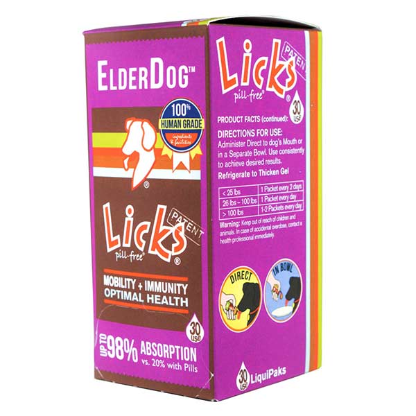 Elder Dogs Licks, Mobility Immunity Optimal Health 10 Use Expires 4/2020