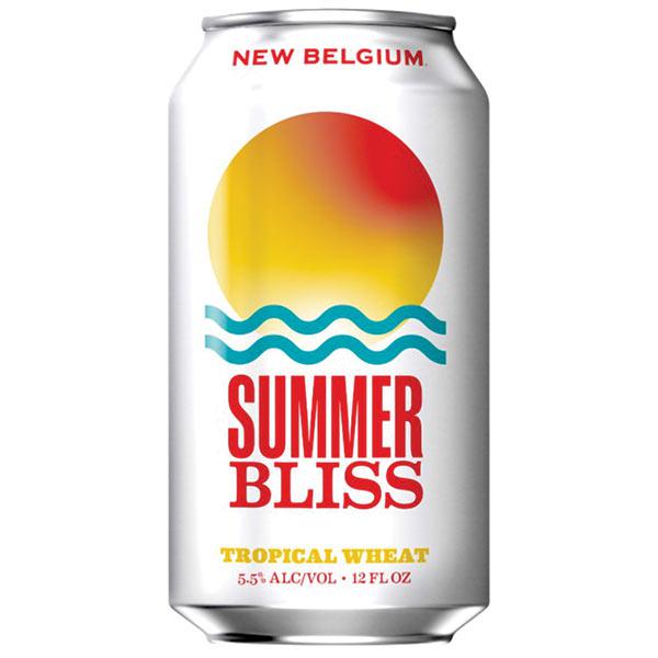 New Belgium Rotating Seasonal, Summer Bliss Tropical Wheat Ale - Beer - 6x 12oz Cans
