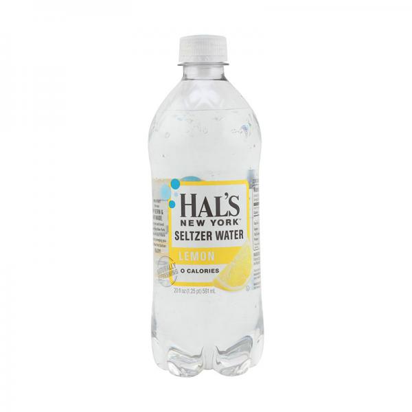 Hal's New York Lemon Seltzer Water - 20 fl oz Bottle