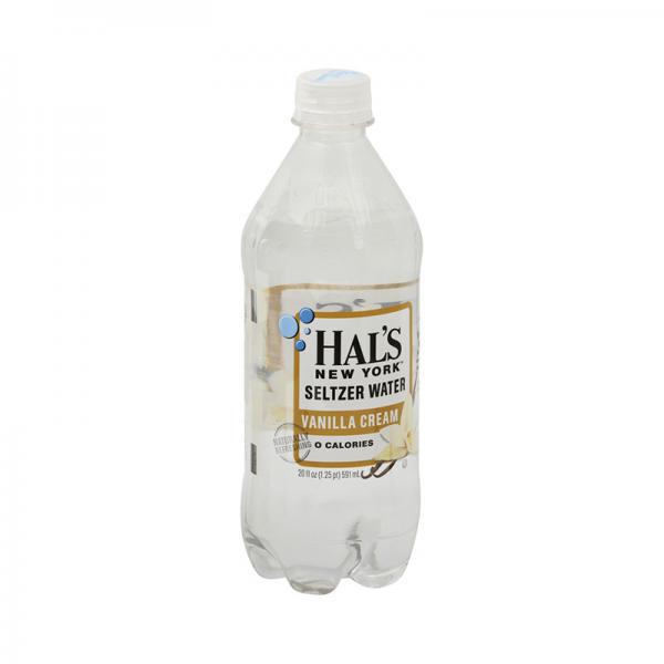 Hal's New York Vanilla Cream Seltzer Water - 20 fl oz Bottle