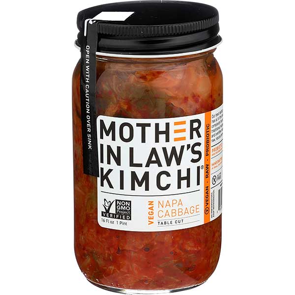 Mother-in-Law's Kimchi, Vegan Table Cut Napa Cabbage, 16 Oz