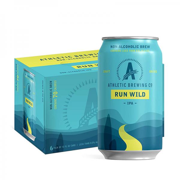 Athletic Athletic Brewing Run Wild Non-Alcoholic IPA  Beer  6x 12oz Cans