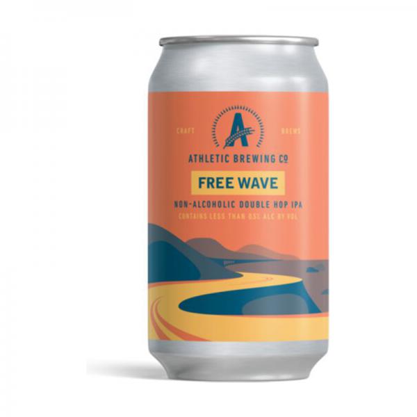 Athletic Athletic Brewing Free Wave NA Hazy IPA Non-alcoholic  Beer  6x 12oz Cans
