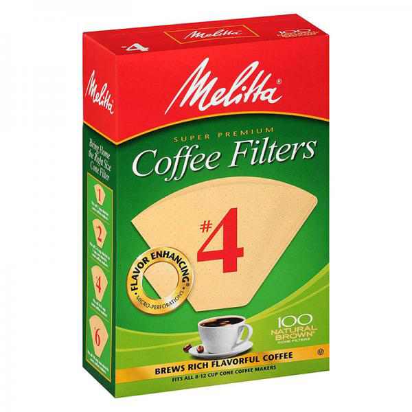 Melitta Cone Coffee Filters, Natural Brown, No. 2, 40-Count Filters (Pack of 12)