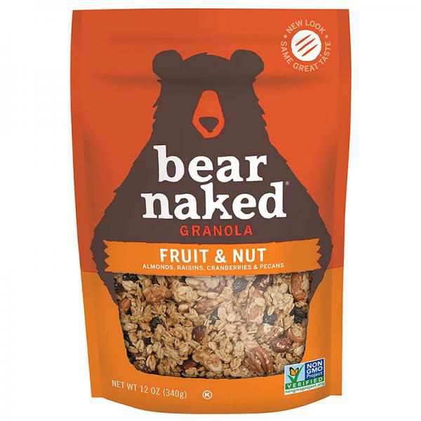 Bear Naked All Natural Granola, Fruit and Nut, 12-Ounce Pouches (Pack of 6)