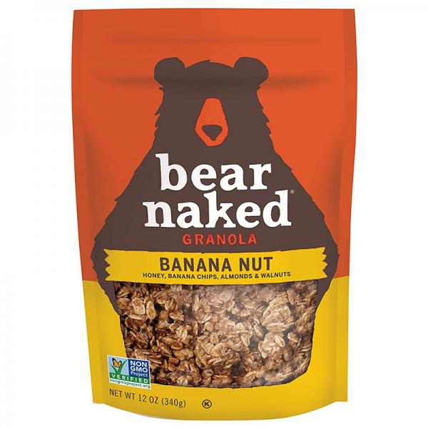 Bear Naked All Natural Granola, Banana Nut, 12-Ounce Pouches (Pack of 6)