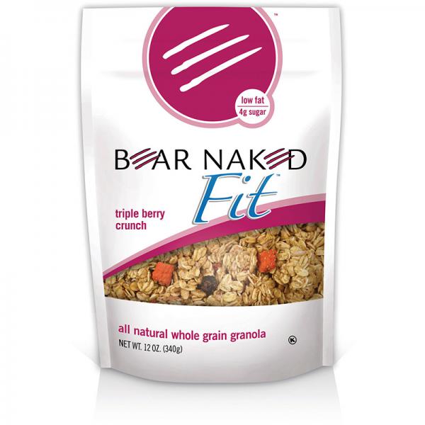 Bear Naked Fit Granola, Triple Berry Crunch, 12-Ounce Pouches (Pack of 6)