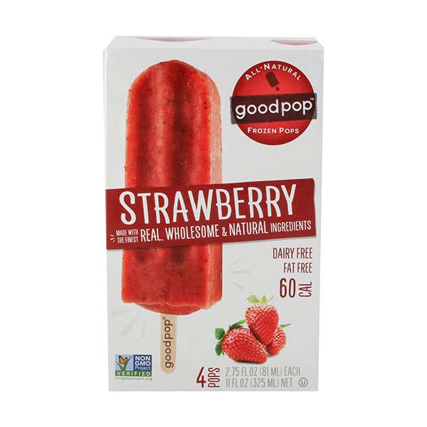 Goodpop Strawberry Real Wholesome Frozen Pops - 11 oz