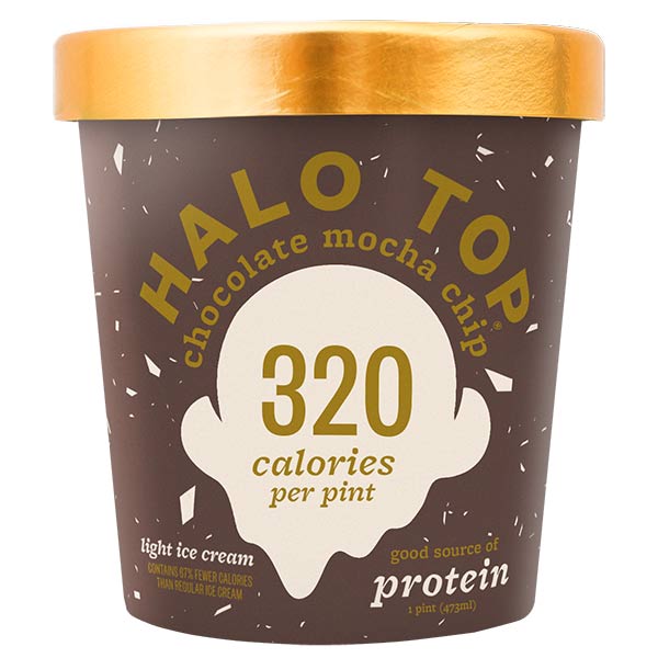 Halo Top Chocolate Mocha Chip Ice Cream - 16oz