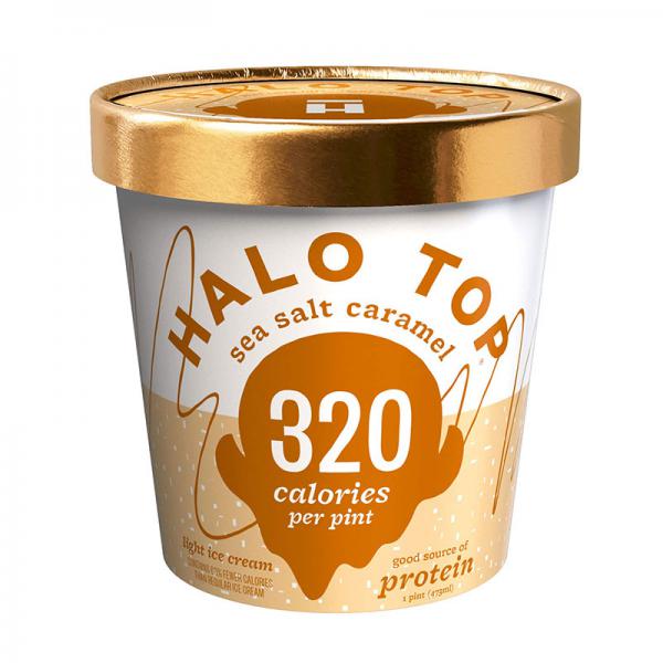 Halo Top Sea Salt Caramel Ice Cream - 16oz