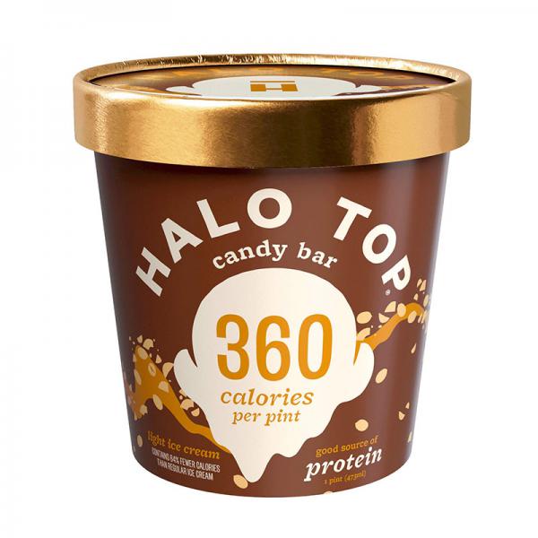Halo Top, Candy Bar Ice Cream, 1 Pint