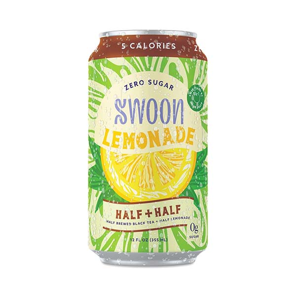 Swoon Zero Sugar Half & Half Lemonade 12 Fl Oz Can