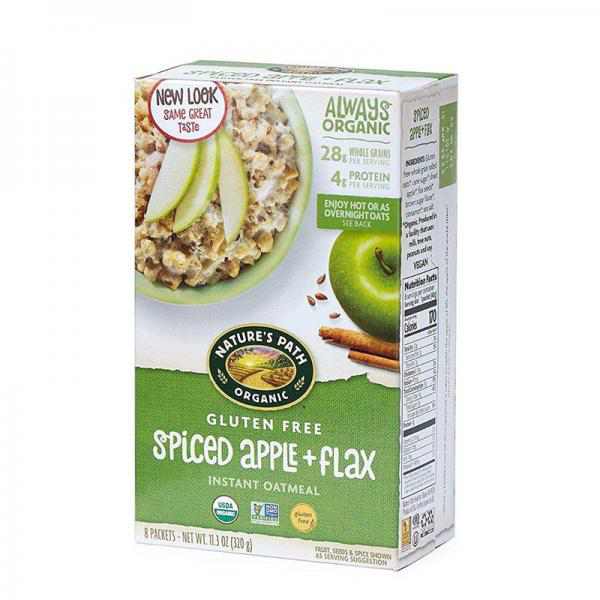 Nature's Path Organic Gluten Free Oatmeal Spiced Apple with Flax - 11.3oz