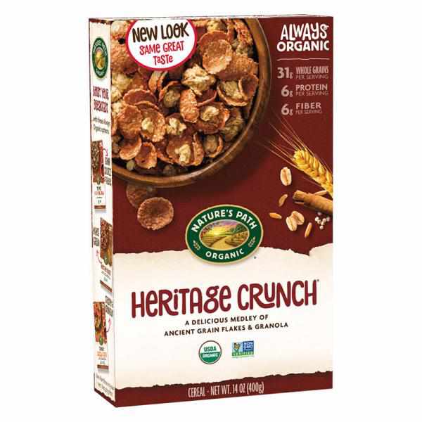 Nature's Path Organic Heritage Crunch Cereal, 14-Ounce (Pack of 6)