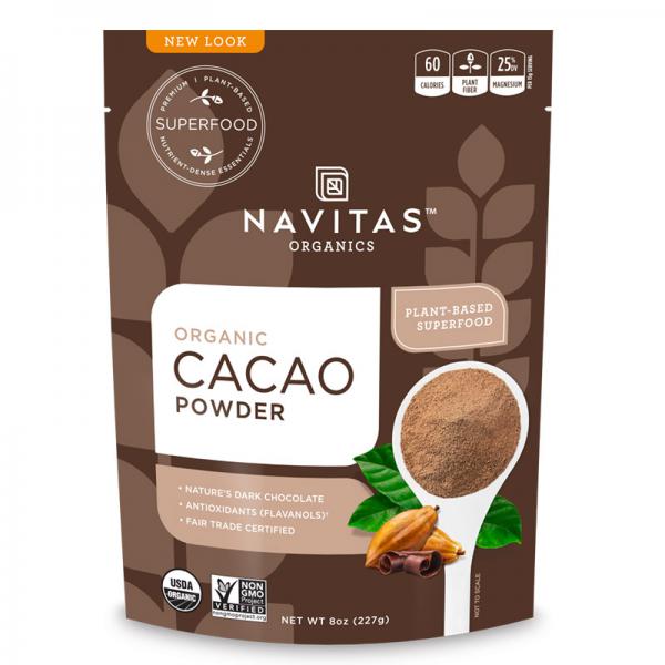 Navitas Naturals Organic Raw Cacao Powder, 8 Ounce Pouch