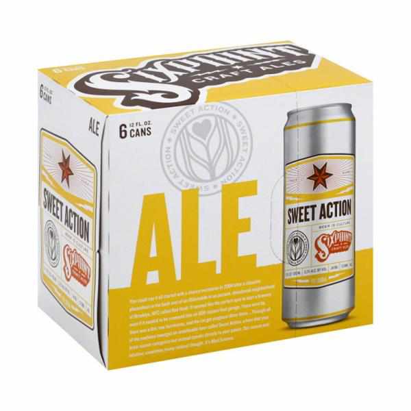 Sixpoint Sweet Action Cream Ale - Beer - 6x12oz Cans